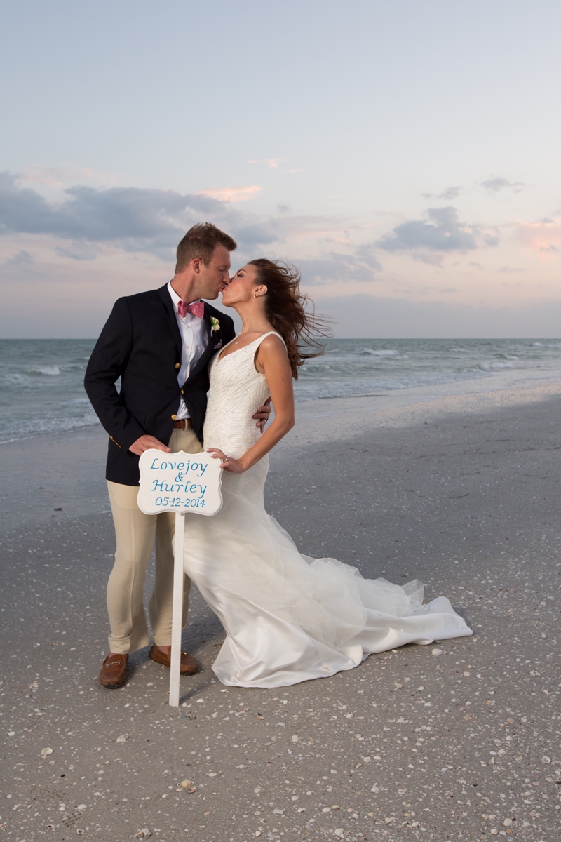 intimate destination beach wedding - Sanibel Island, FL
