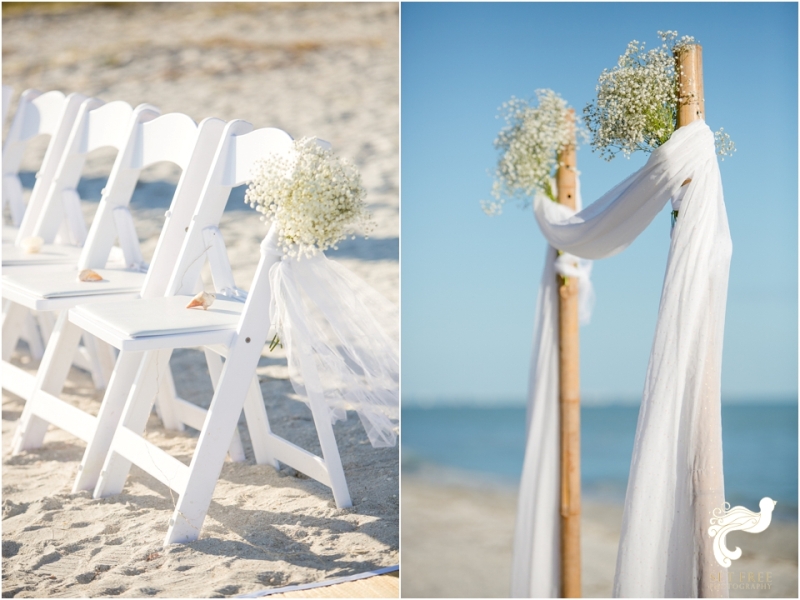 seaside beach wedding sanibel island, florida