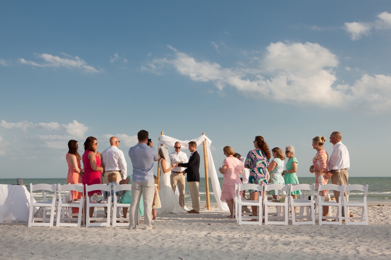 intimate destination beach wedding - Sanibel Island, FL