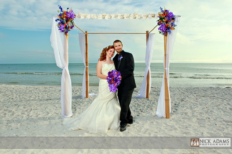 tropical destination wedding sanibel island, fl