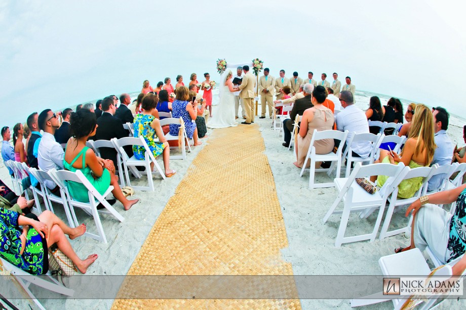 chic destination beach wedding
