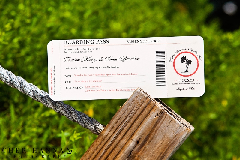 Tropical Island Destination Tent Wedding