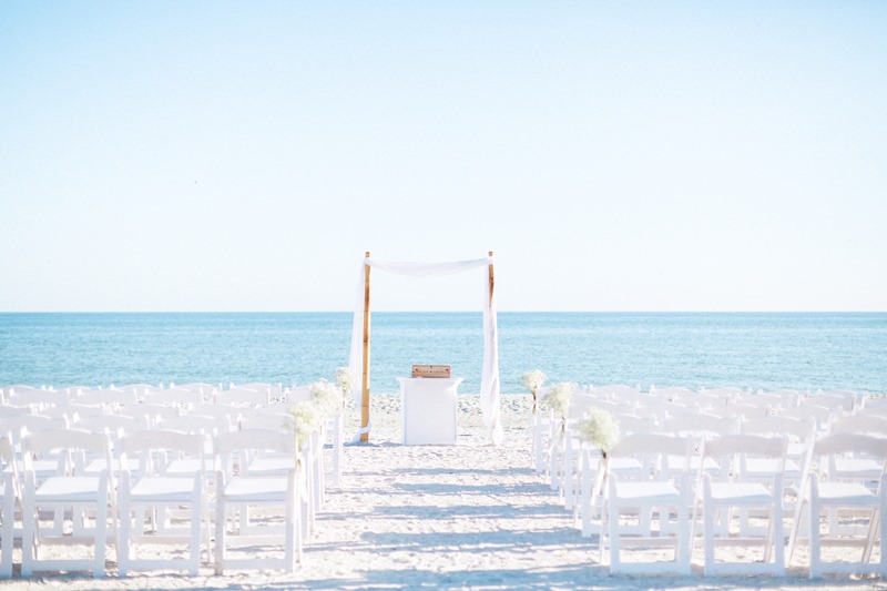 tent beach wedding sanibel island