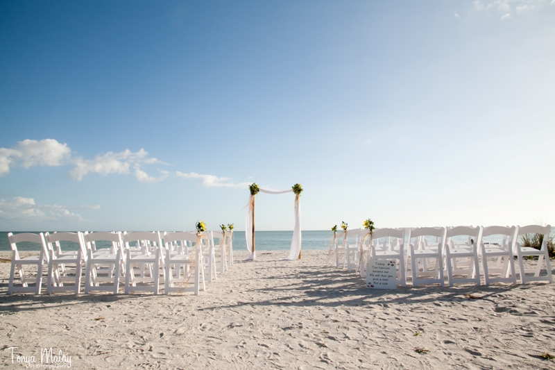 Tropical Beach Wedding Florida