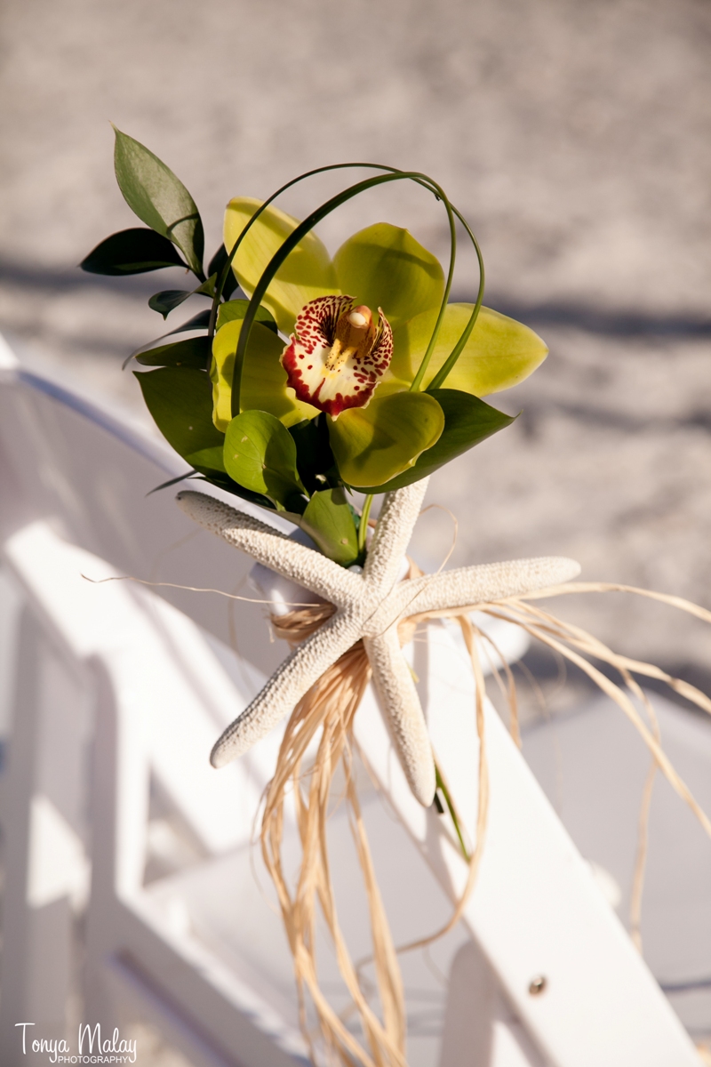 Tropical Beach Wedding Florida