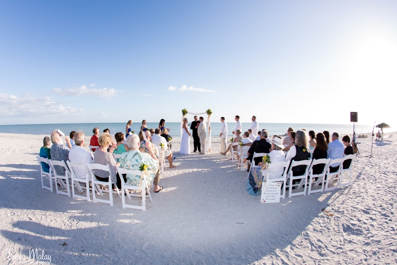 Tropical Beach Wedding Florida