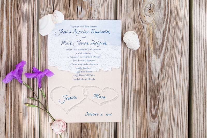 Small Sanibel Beach Wedding