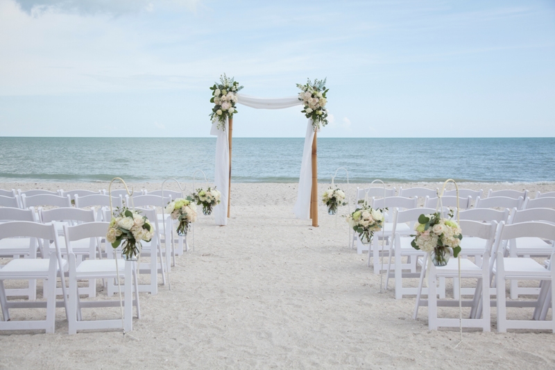 boho vintage beach wedding sanibel florida