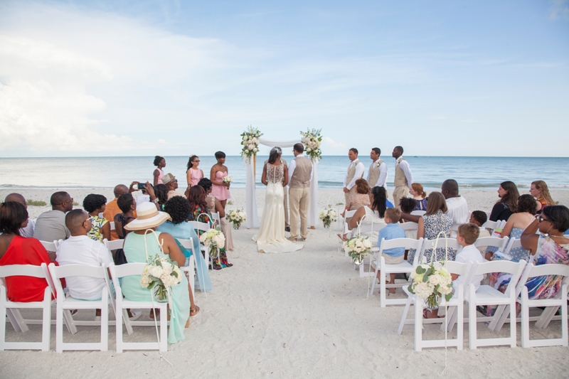 boho vintage beach wedding sanibel florida